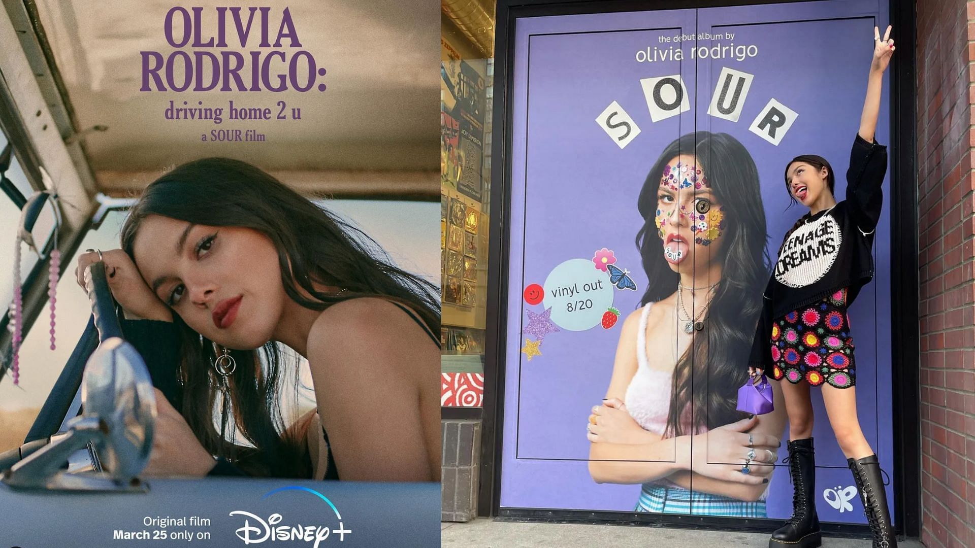 Olivia Rodrigo&#039;s documentary titled Olivia Rodrigo: driving home 2 u to premiere on March 25 exclusively on Disney+ (Image via @oliviarodrigo/Instagram)