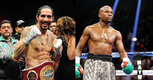 Antonio Margarito (left) and Floyd Mayweather (right) [Image Credit for Margarito: Instagram @tonymargarito]