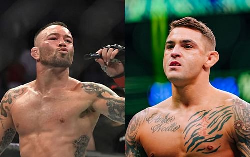 Colby Covington [left], Dustin Poirier [right]