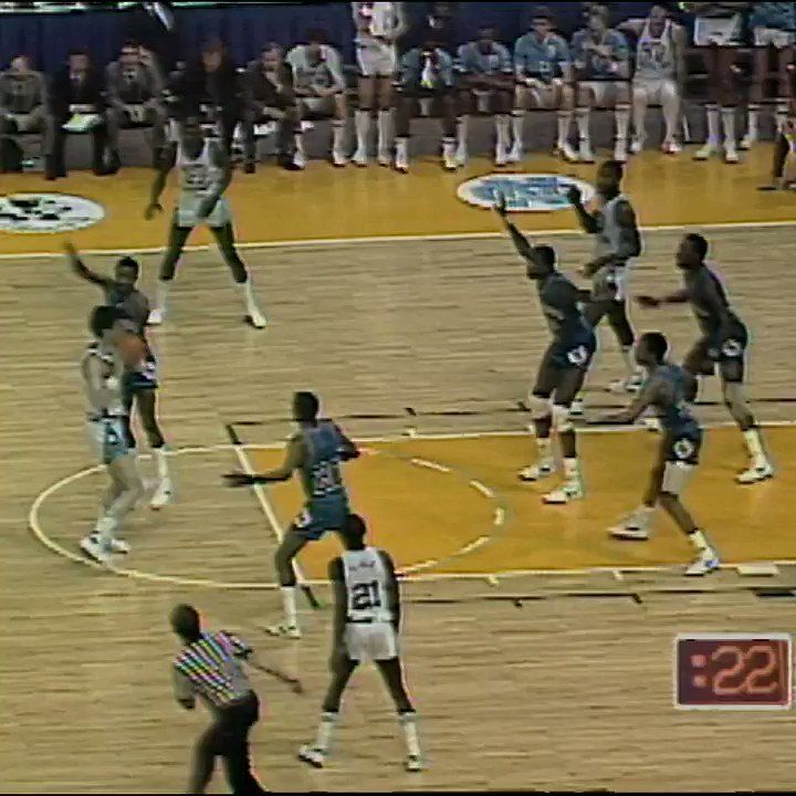 Michael Jordan & James Worthy Vs Patrick Ewing - 1982 NCAA CHAMPIONSHIP UNC  vs Georgetown Highlights 