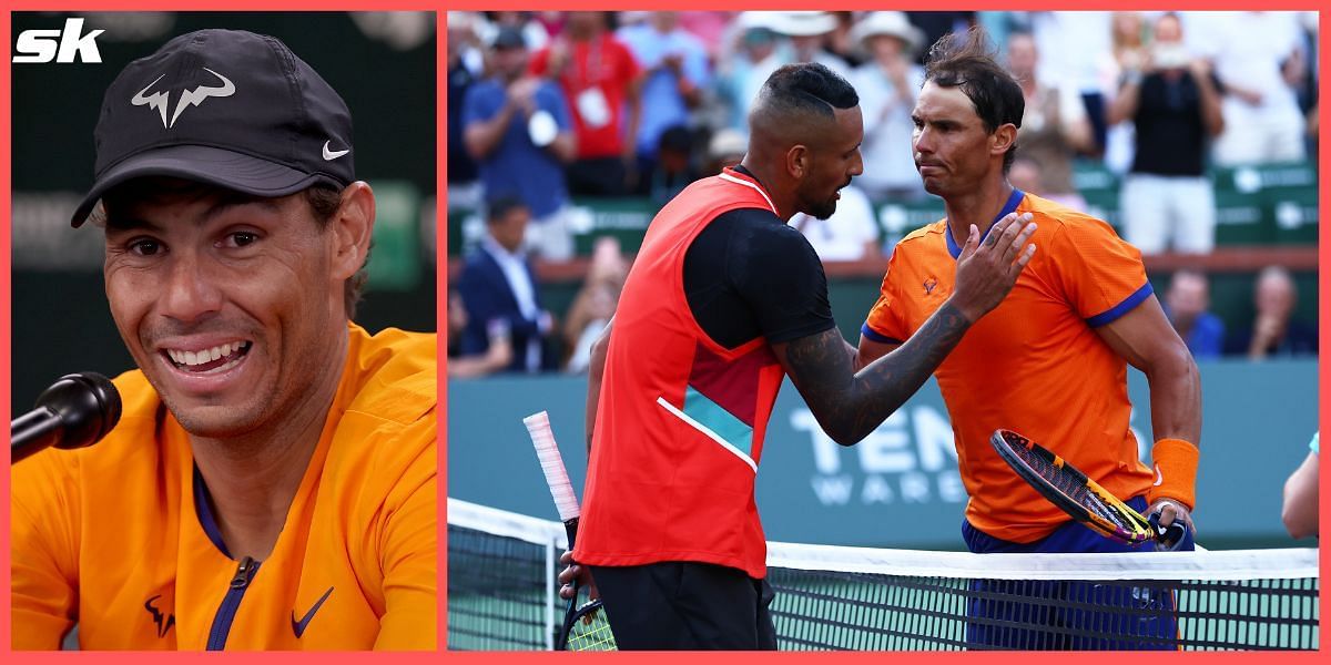 Rafael Nadal revealed that he had a healthy respect for Nick Kyrgios despite his on-court antics