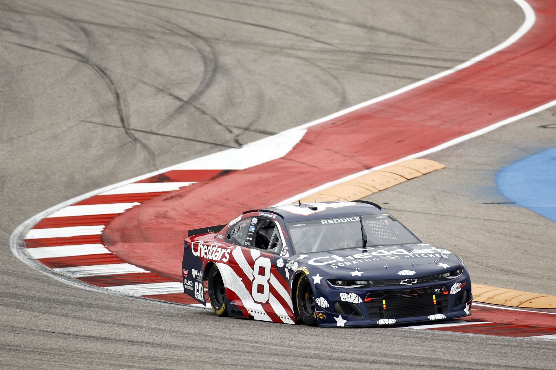 Tyler Reddick during qualifying for the NASCAR Cup Series EchoPark Texas Grand Prix at Circuit of The Americas in 2021 (Photo by Jared C. Tilton/Getty Images)
