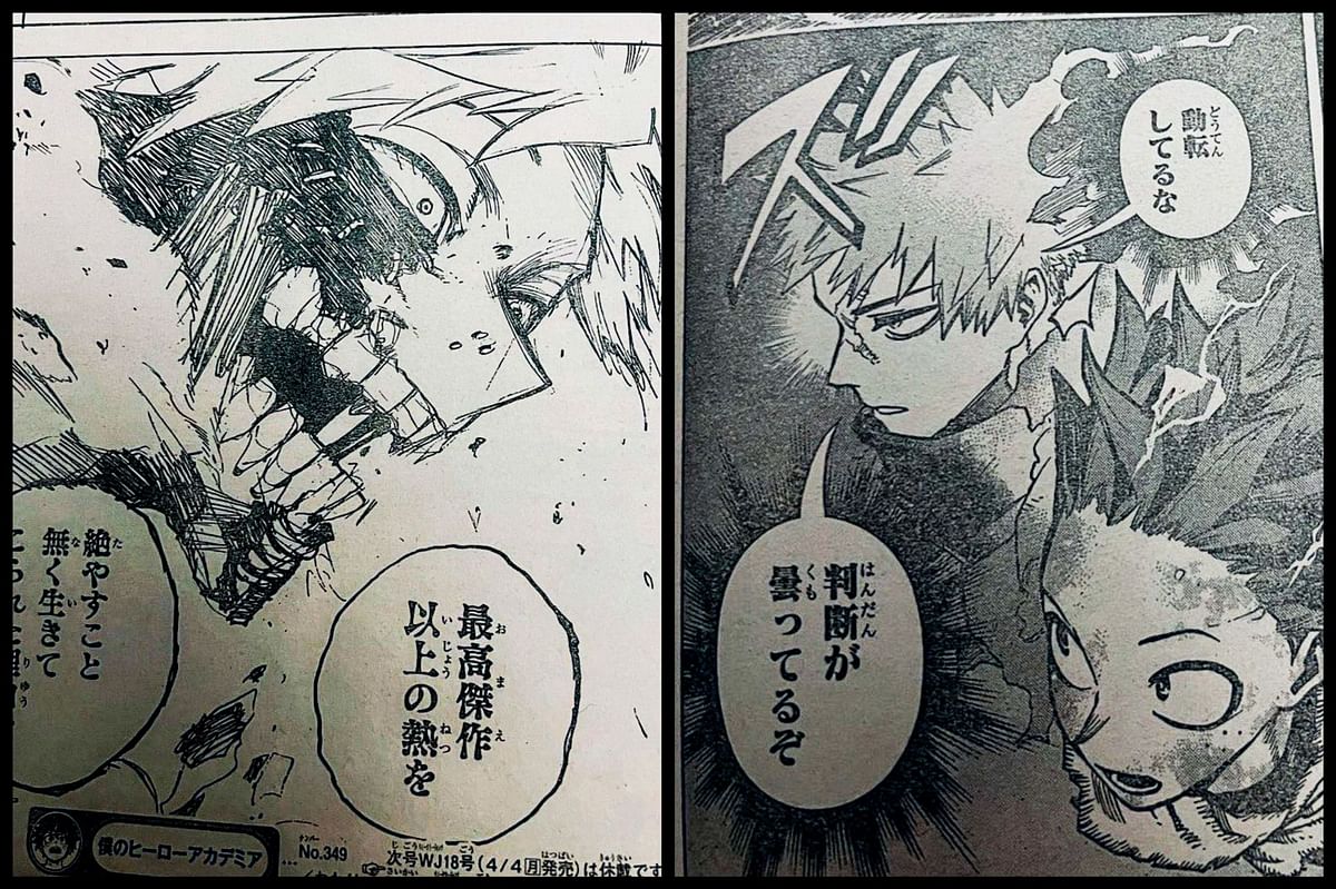 My Hero Academia Chapter 349 raw scans: Dabi clashes with Shoto, the ...