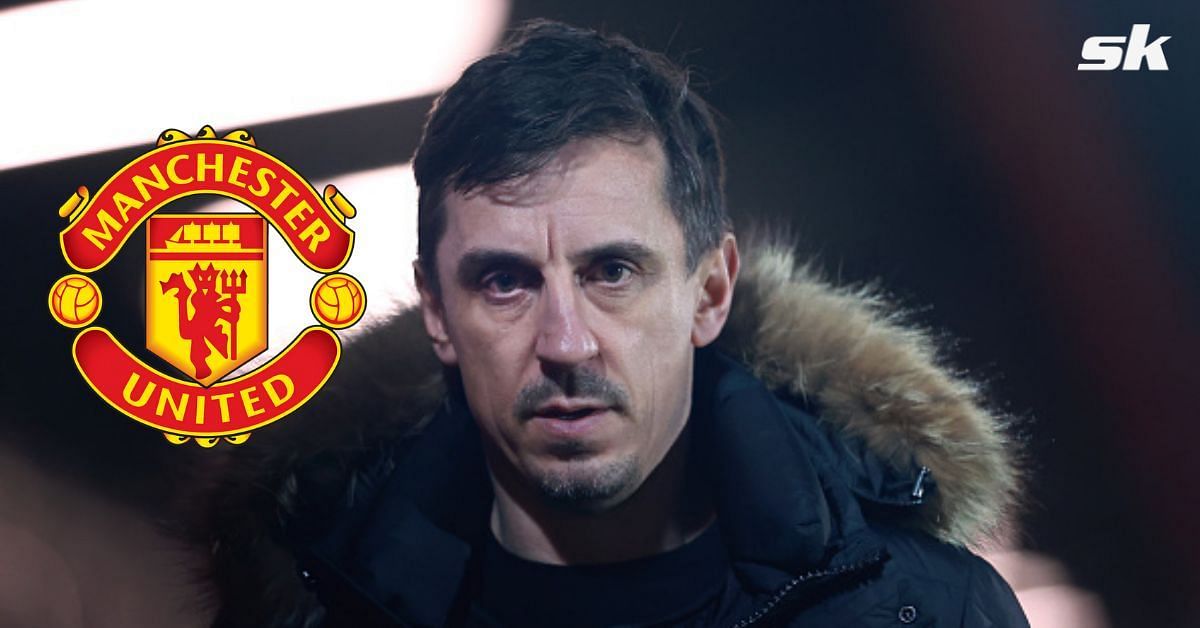 Gary Neville was not happy with United stars.
