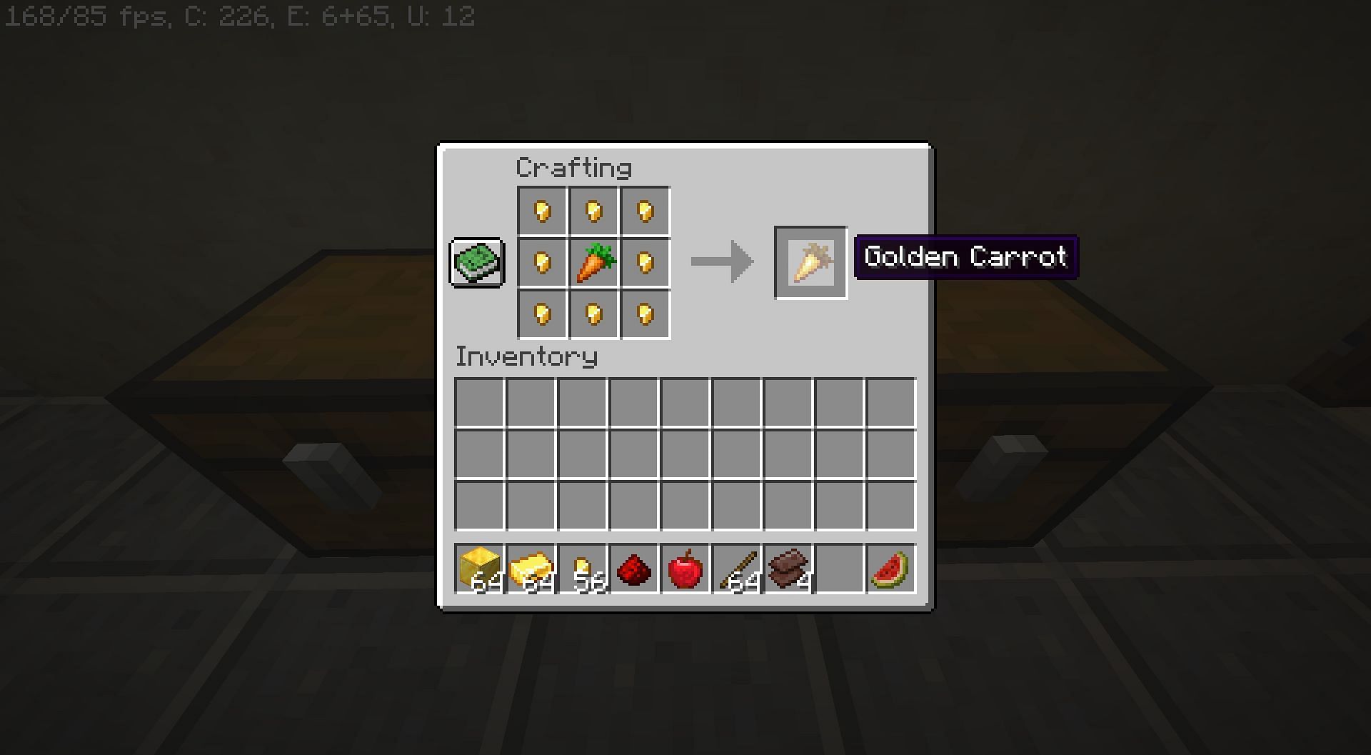 Golden carrot (Image via Mojang)