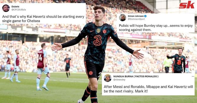 Twitter explodes as Kai Havertz’s quick-fire brace secures 4-0 Chelsea win over Burnley