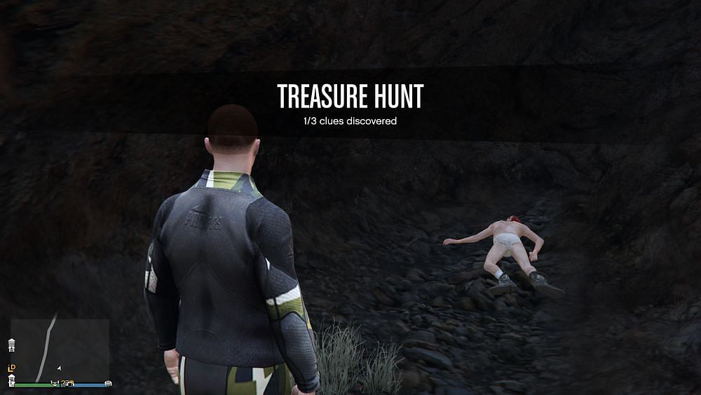 The corpse is hidden inside a cave near Tongva Hills (Image via GTA WiKi)