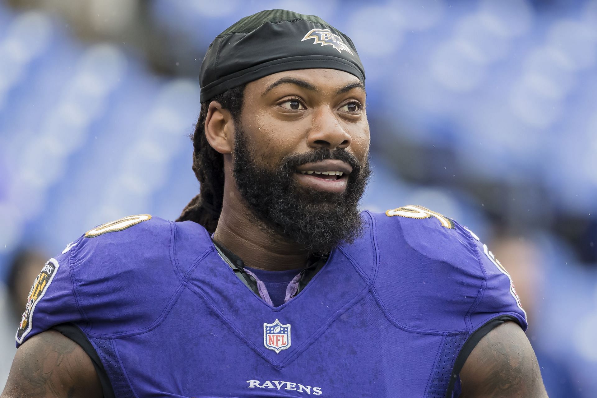 Baltimore Ravens edge rusher Za&#039;Darius Smith.