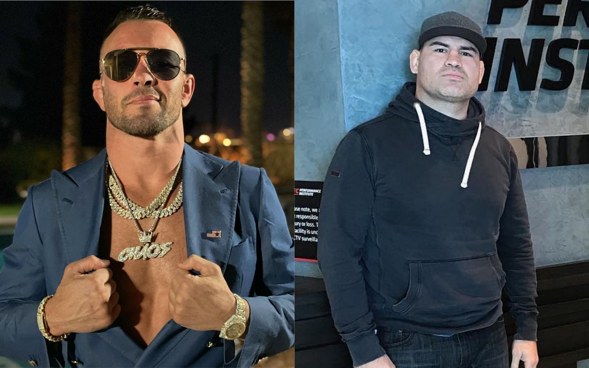 Colby Covington (left), Cain Velasquez (right) [Image credits: @colbycovmma and @officialcainvelasquez via Instagram]