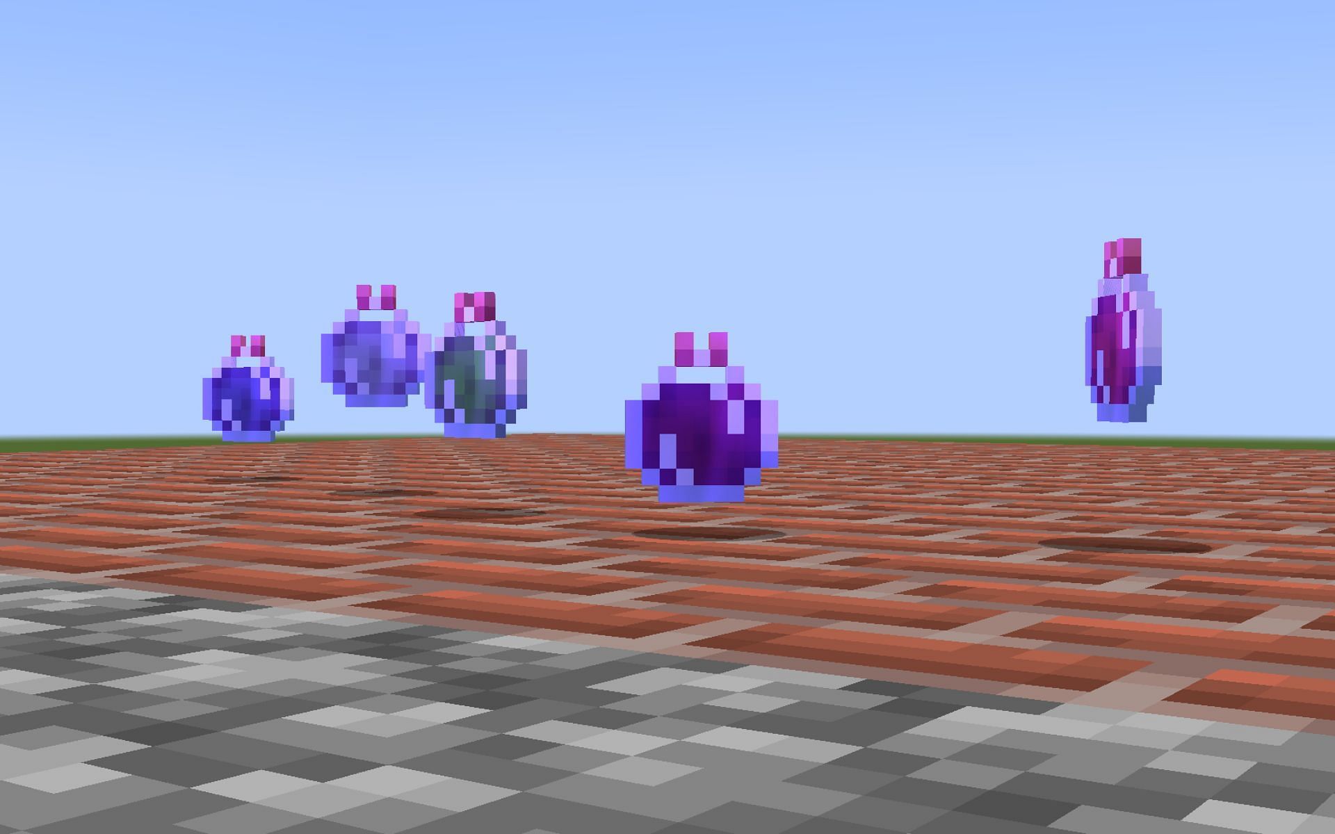 Lingering potions (Image via Minecraft)