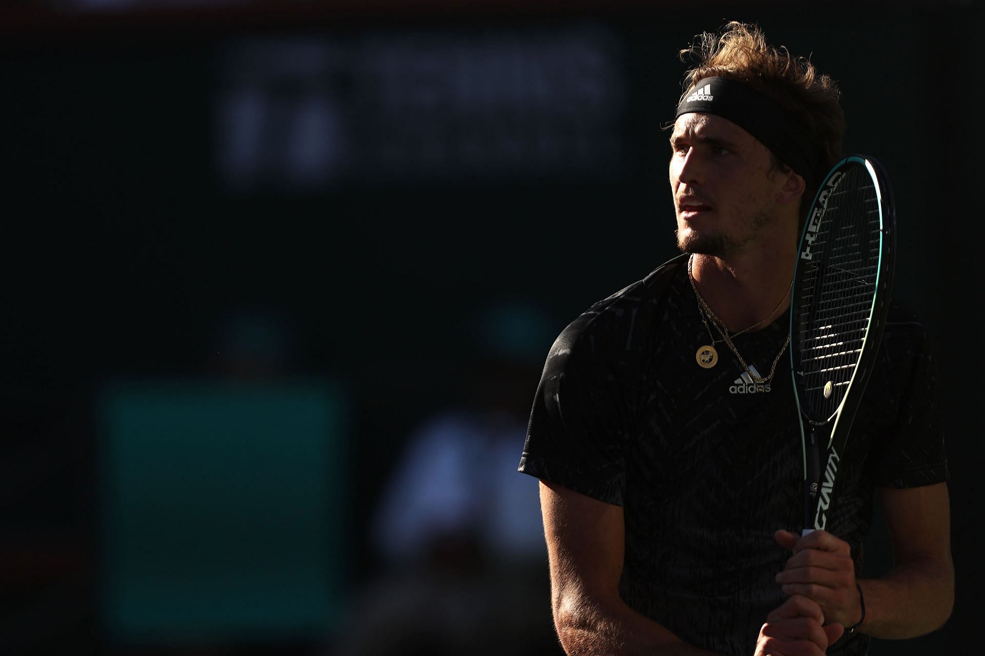 Alexander Zverev at the 2021 Indian Wells Masters