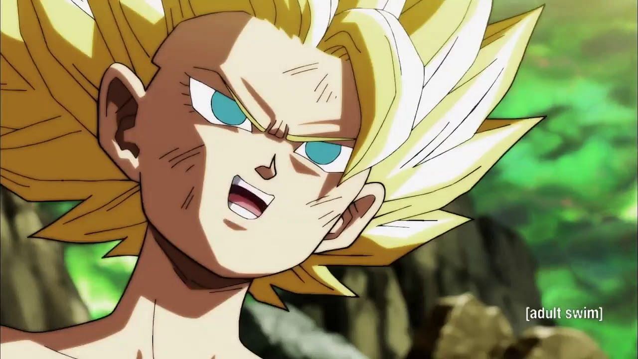 Caulifla as she appears in her Super Saiyan transformation during the Tournament of Power arc (Image via Toei Animation)