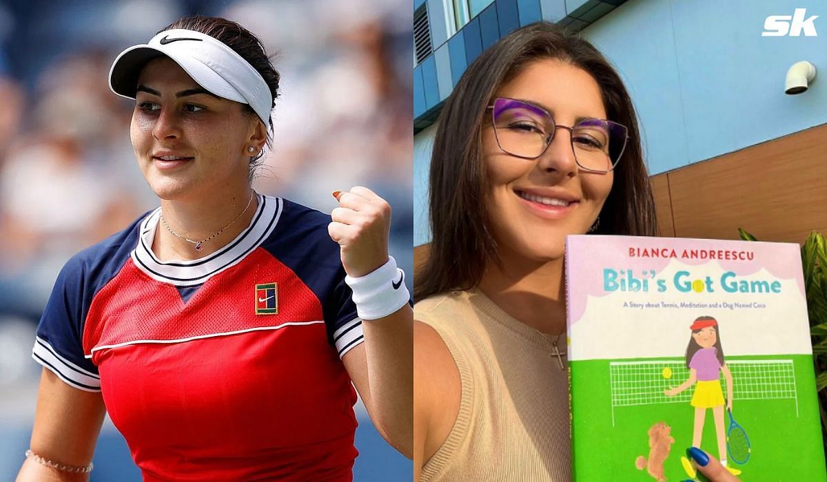 Bianca Andreescu with her debut book (Credit: Bianca Andreescu Instagram)