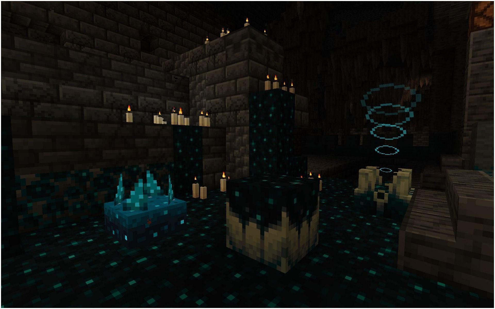 Minecraft&#039;s newest snapshot brings the terrifying Deep Dark to the game (Image via Minecraft)