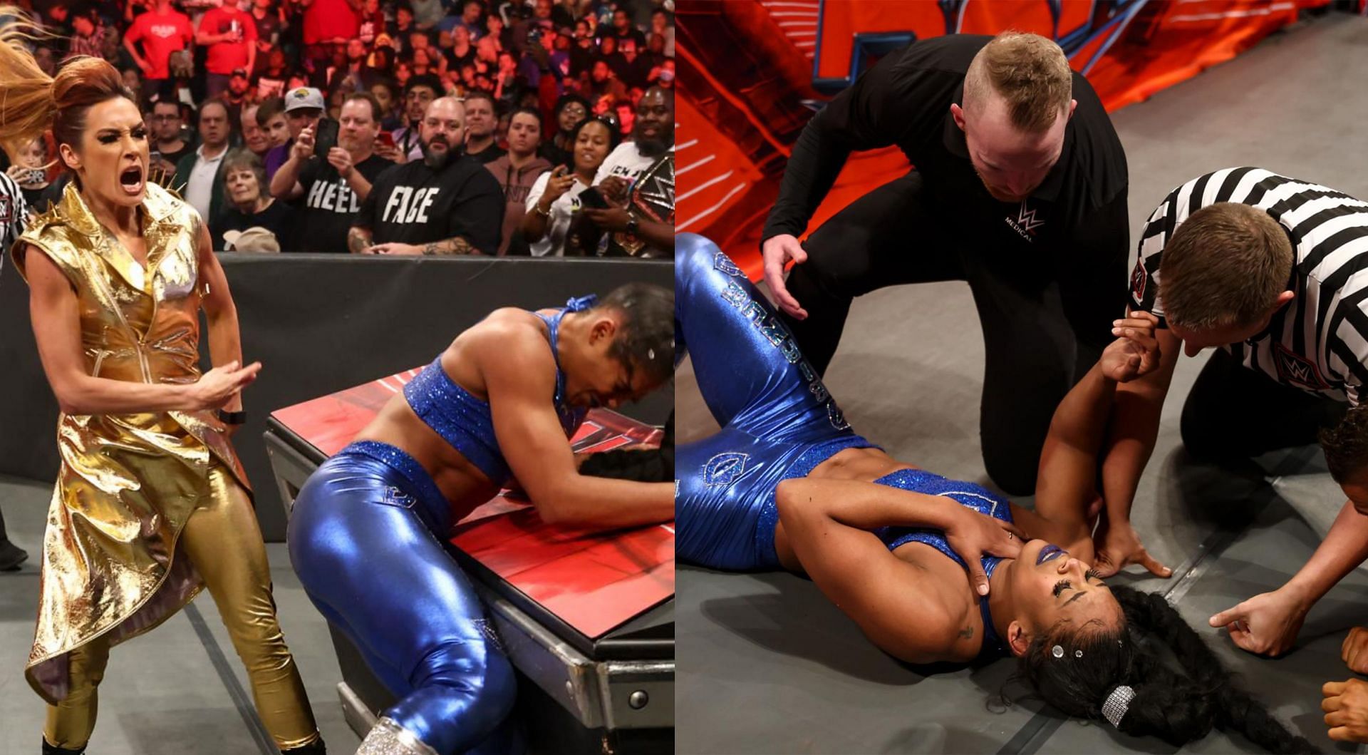 WWE Raw में बैकी लिंच ने बियांका ब्लेयर पर हमला किया था