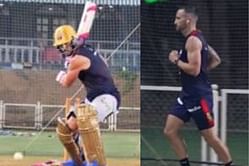 [Watch] "It's almost like the result and the pressure of batting on a Day 1" - Faf du Plessis on his first training session with RCB ahead of IPL 2022