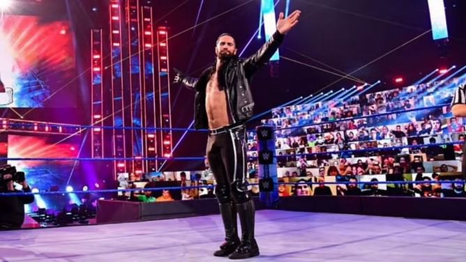 Seth Rollins surprises Indian cricketer Venkatesh Iyer during special interview