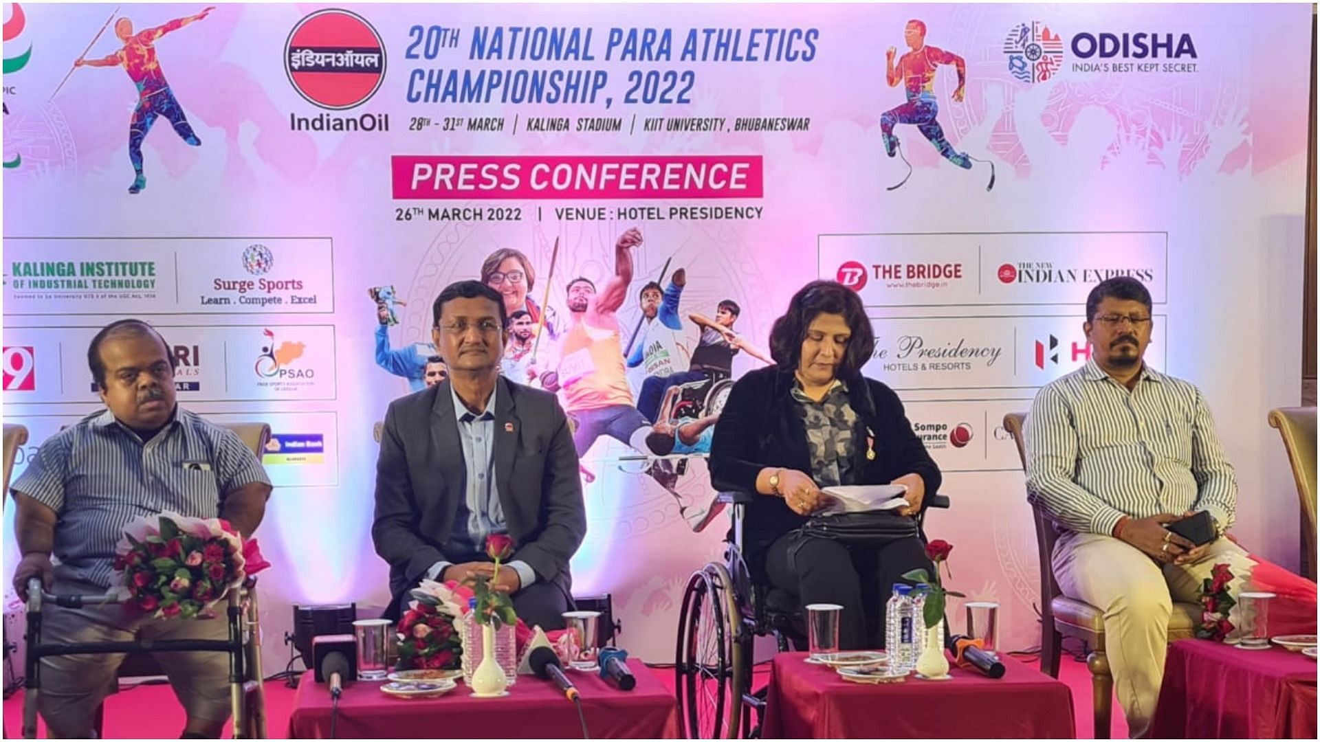 Media briefing ahead of the 20th National Para Athletics Championships 2022 (Pic Credit: Paralympics India)