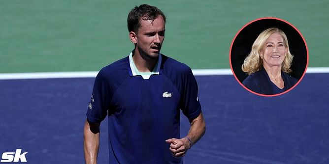 "I think Daniil Medvedev, with his record, does deserve to be No. 1 - he is a champion and it's hard to find any weaknesses in him" - Chris Evert