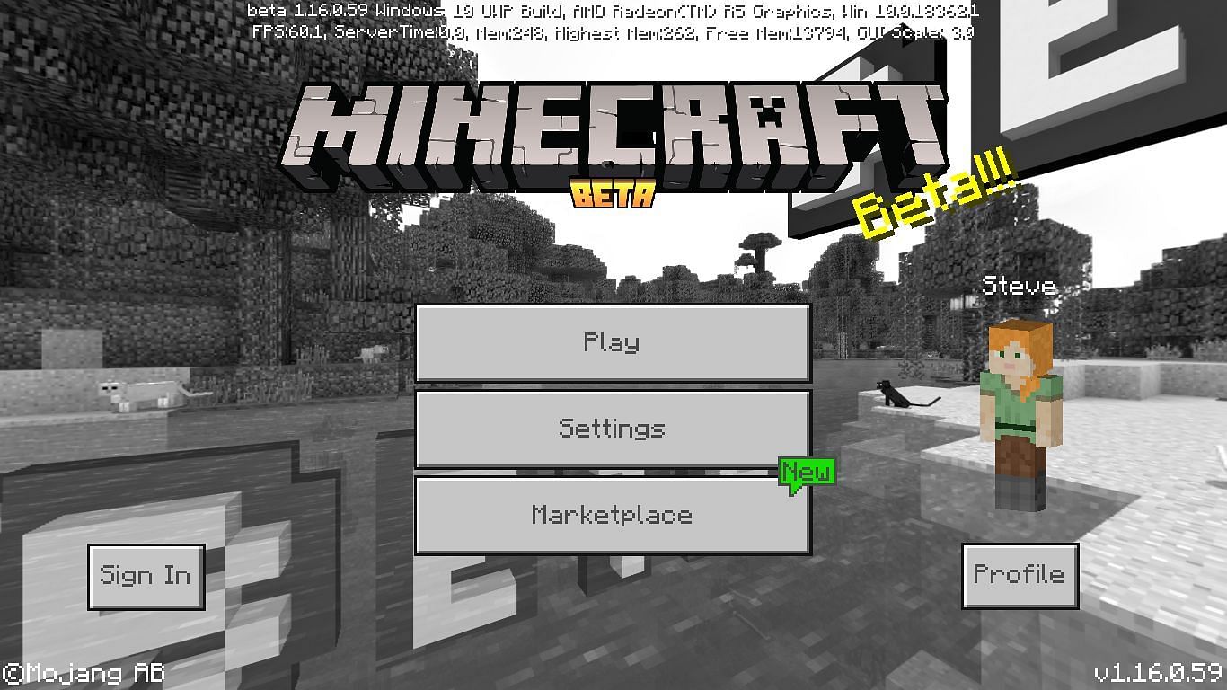 Betas are released for all versions (Image via Mojang)