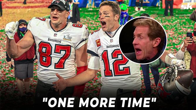 "One more time" - Skip Bayless urges Rob Gronkowski to reunite with Tom Brady
