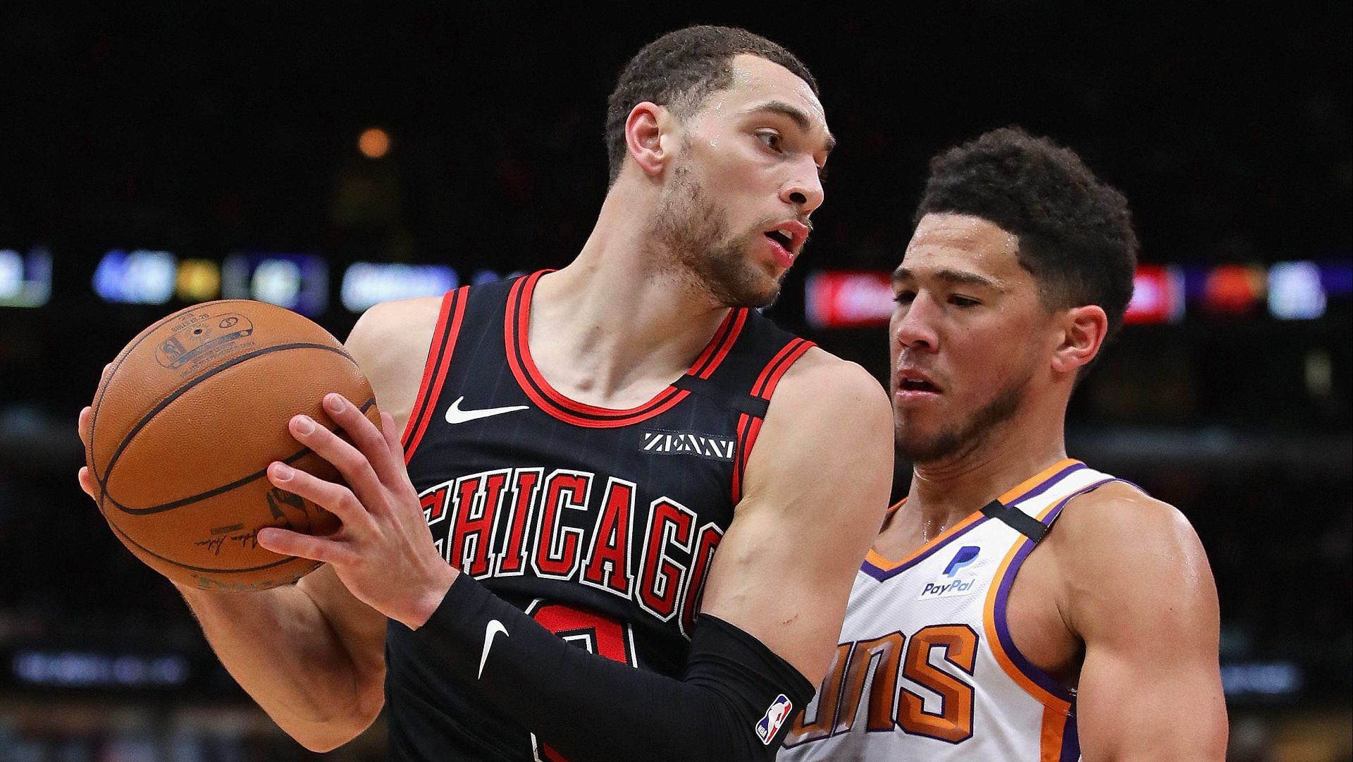 The visiting Chicago Bulls are hoping to even their season series against the Phoenix Suns on Friday. [Photo: Heavy.com]