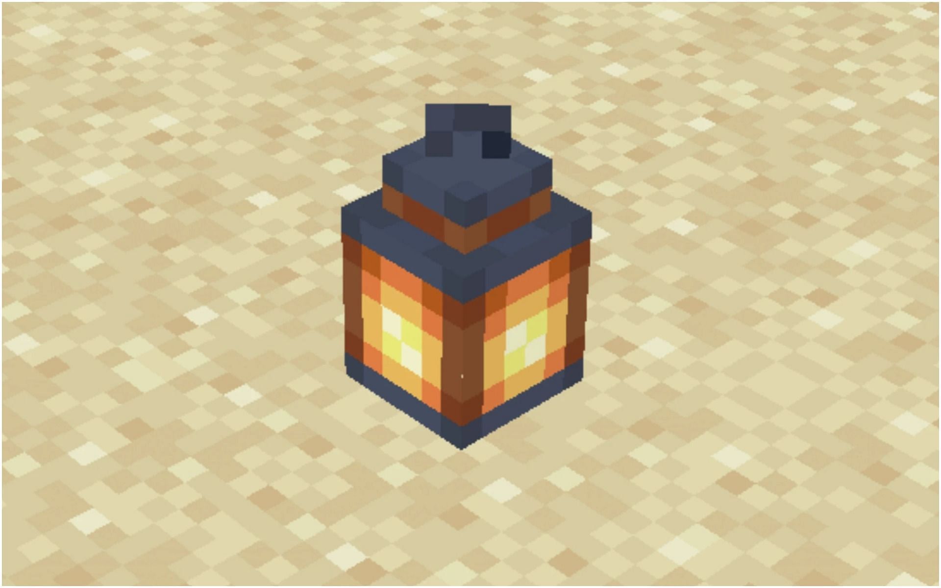 A lantern in Minecraft (Image via Minecraft)
