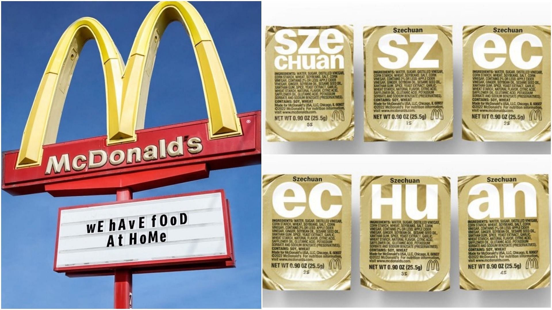 McDonald&#039;s has only sold its Szechuan sauce three times in the past (Image via @mcdonalds/Instagram)