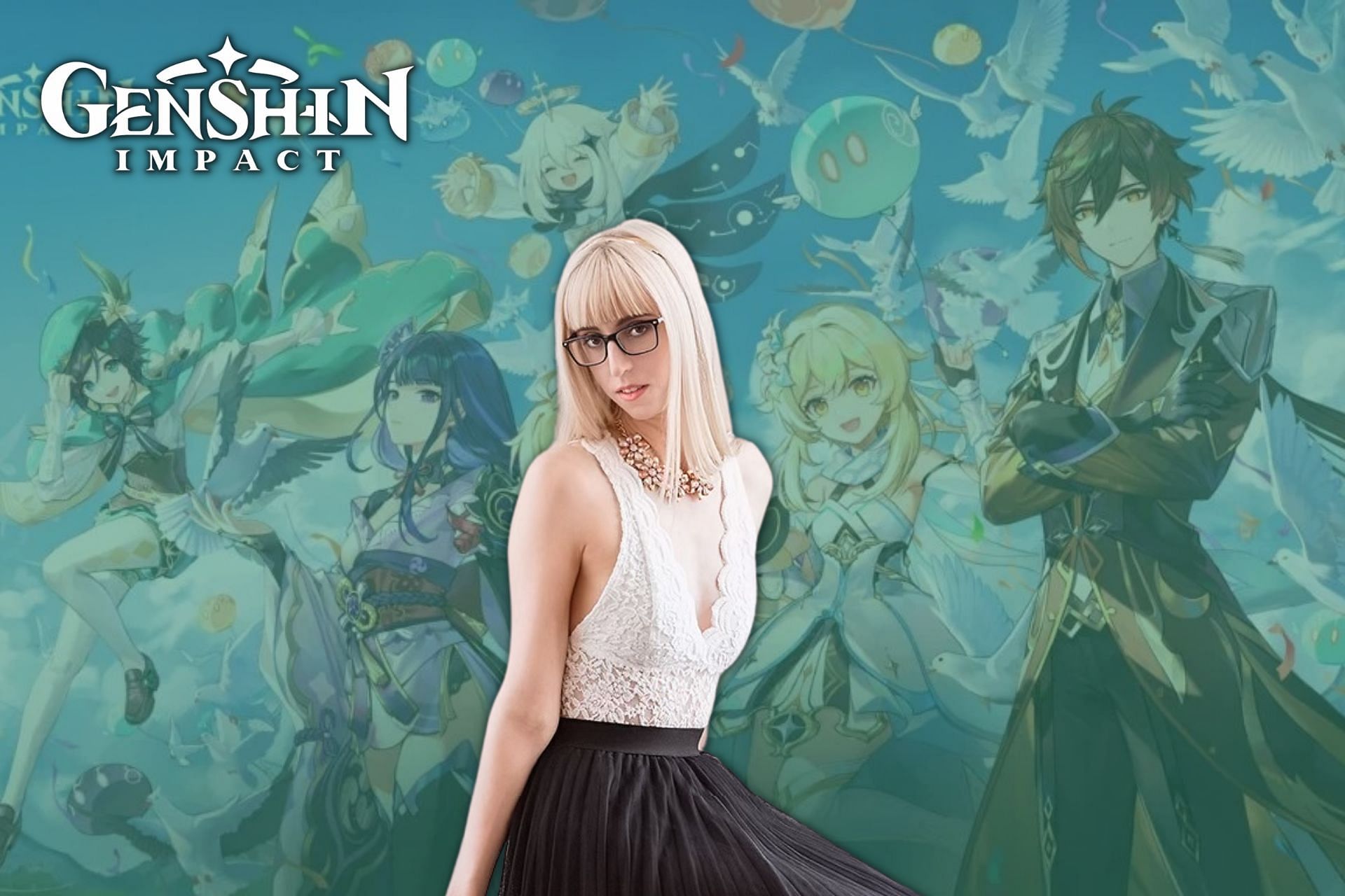 Who does Erika Harlarcher voice in Genshin Impact (Image via Sportskeeda)