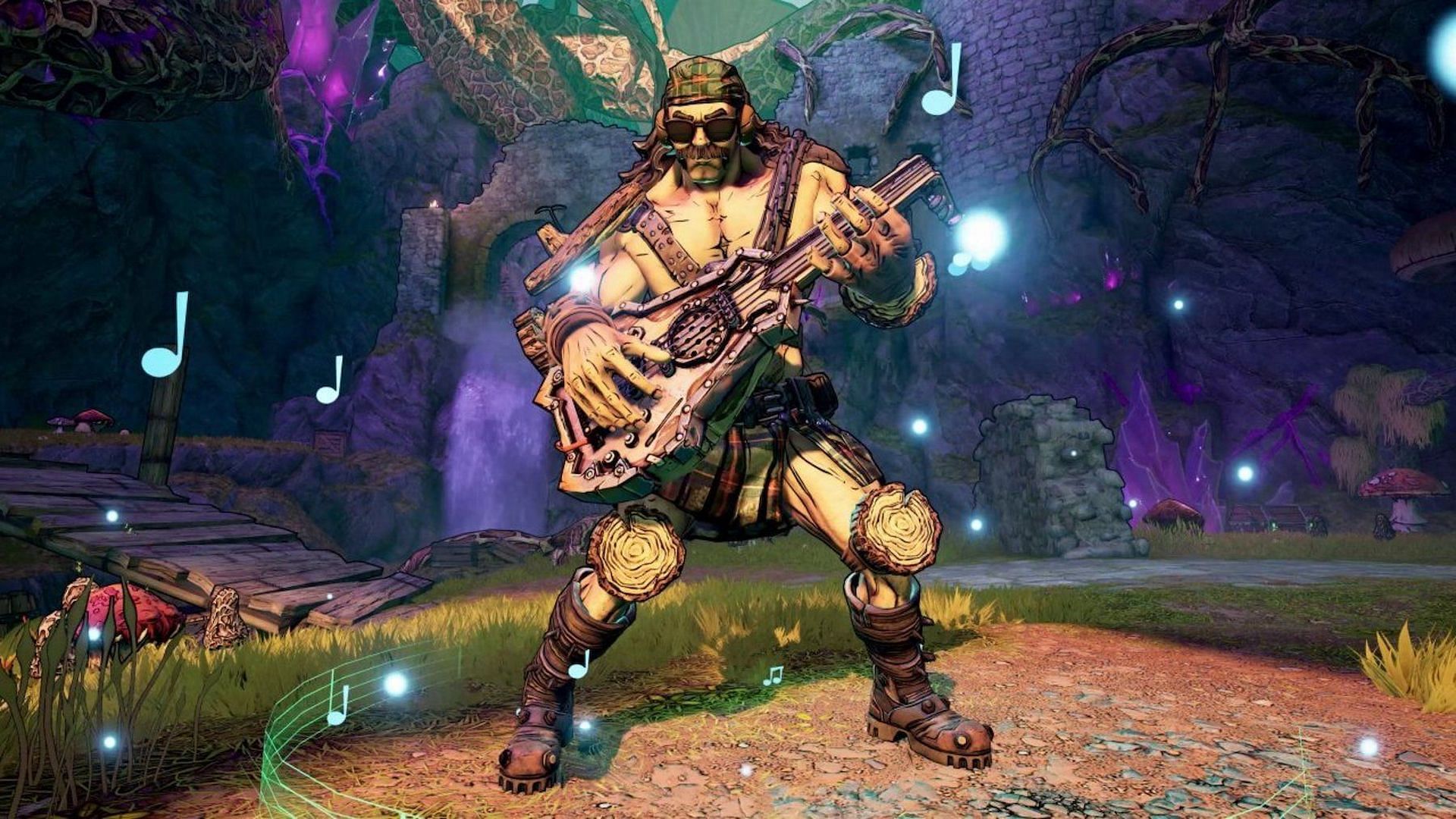 Mr. Torgue makes his appearance as a bard (Image via Gearbox Software)