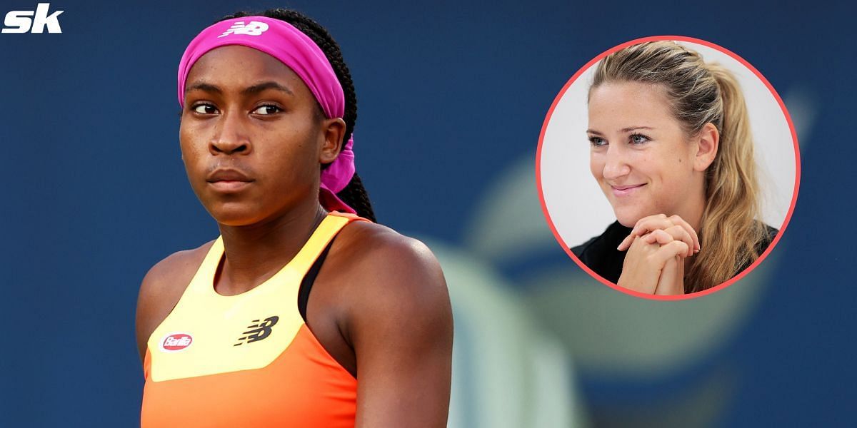 Coco Gauff and Victoria Azarenka