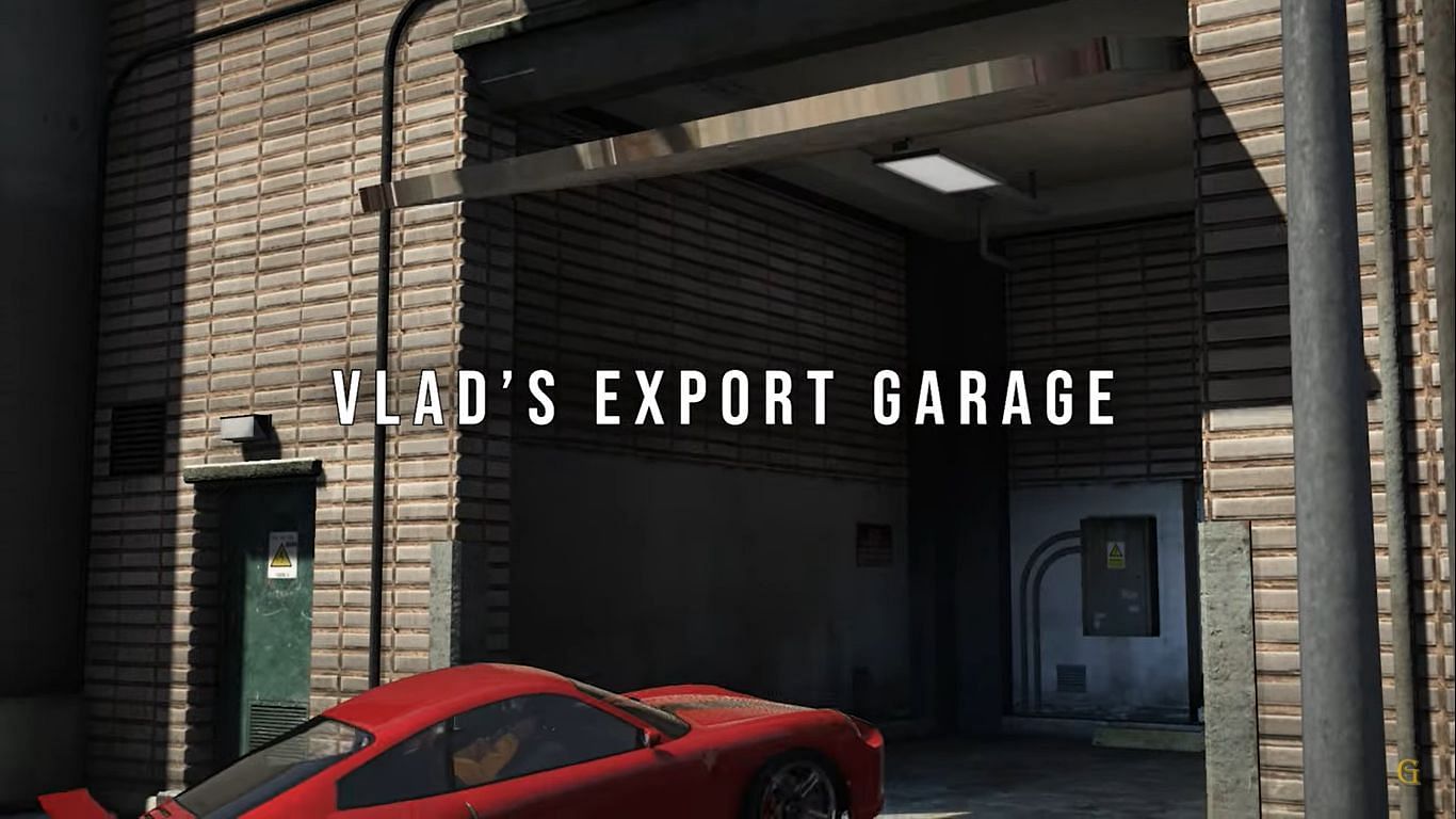 Vlad&#039;s Garage in GTA 5 Expanded &amp; Enhanced Mod Edition (Image via YouTube @just Gesha)