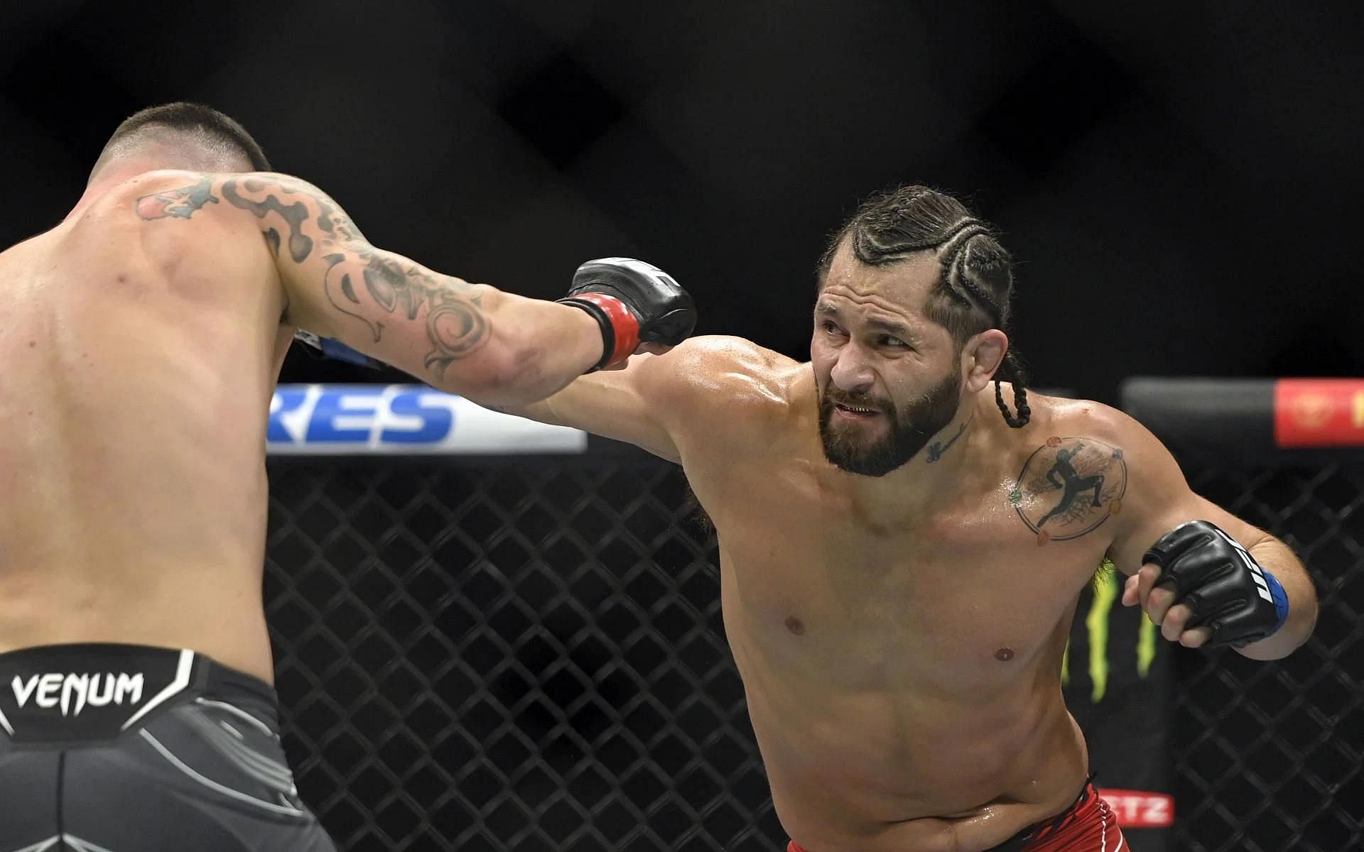 Jorge Masvidal in action at UFC 272