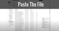 The file must be pasted in the appropriate directory (Image via YouTube, GameTrick)