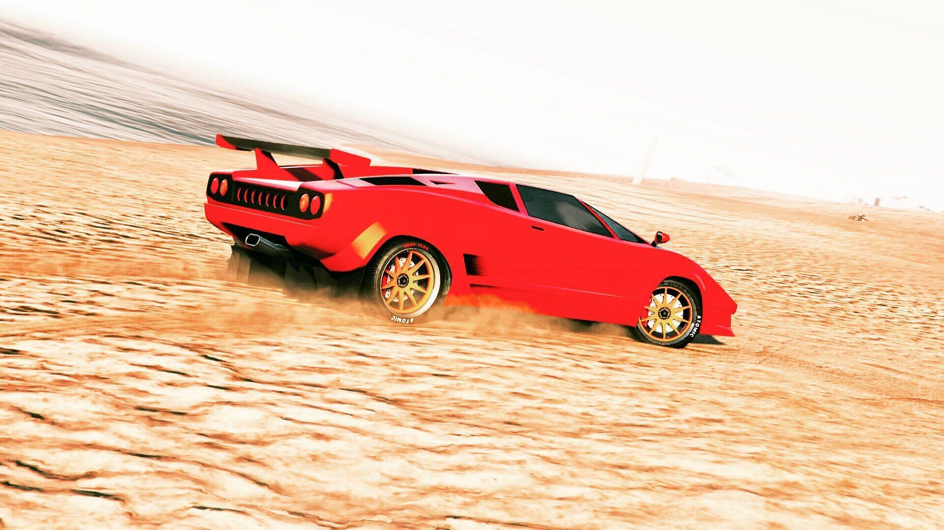 GTA Online&#039;s callback to the good old days, the Pegassi Torero (Image via Twitter/Shazza)