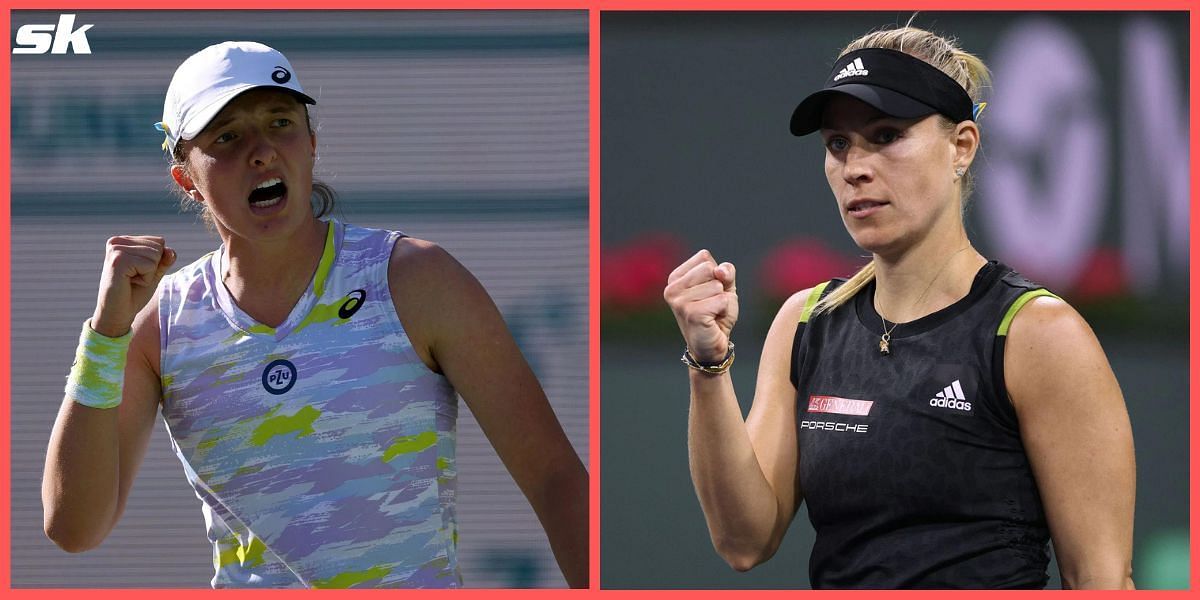 Iga Swiatek faces Angelique Kerber in the fourth round of the Indian Wells Open