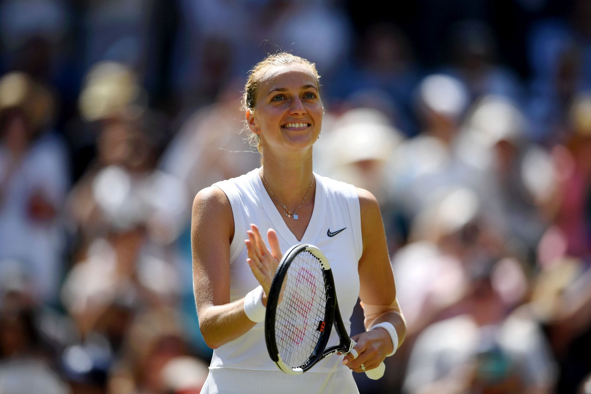 Petra Kvitova at the 2016 Wimbledon Championships.