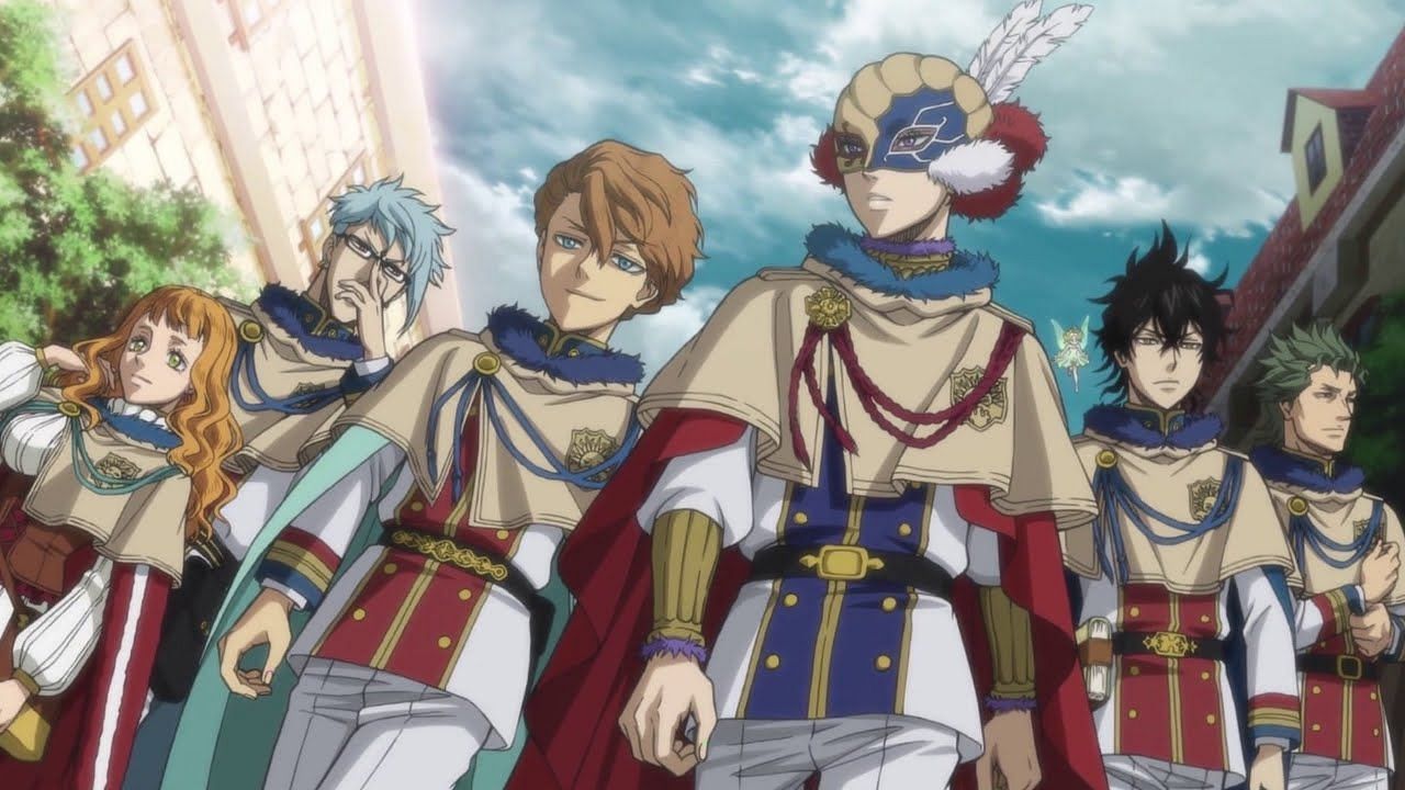 The Golden Dawn&#039;s strongest members as seen in the anime (Image via Studio Pierrot)