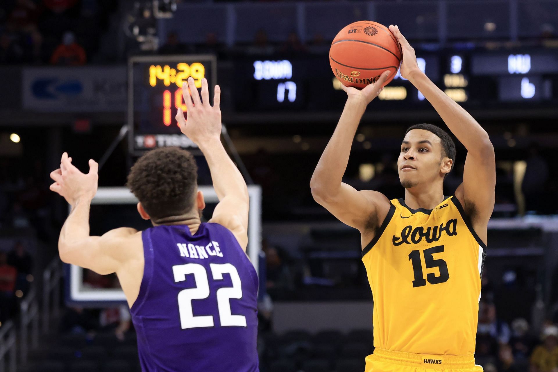 Iowa&#039;s Keegan Murray looks to light up the scoreboard in the NCAA Tournament.