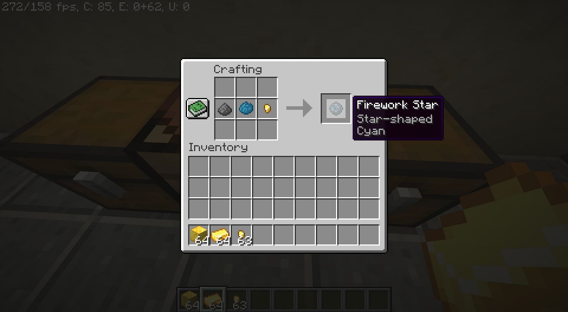 Firework star (Image via Minecraft)