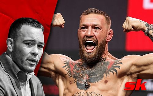 Colby Covington (left), Conor McGregor (right)