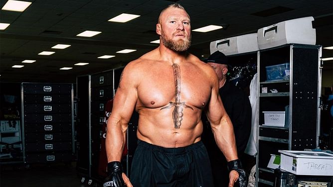 "Making fun of my culture" - AEW star hits out at Brock Lesnar's iconic WWE segment