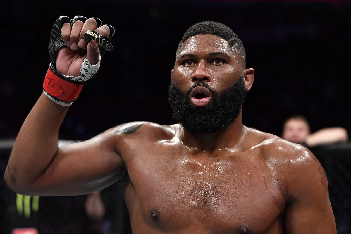 Curtis Blaydes delivered a thunderous knockout of Chris Daukaus in last night&#039;s headliner