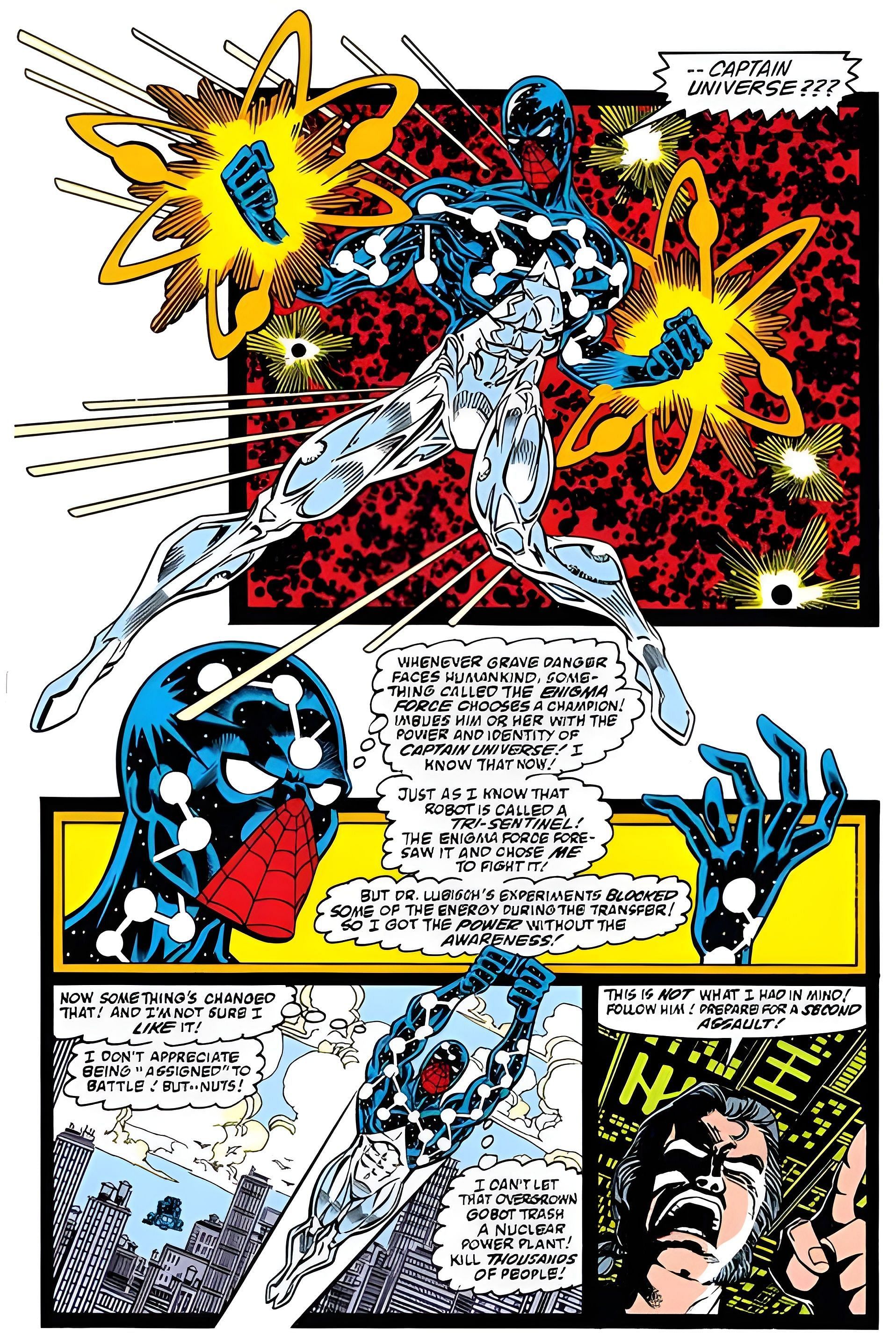 Captain Universe (Image via Marvel Comics)