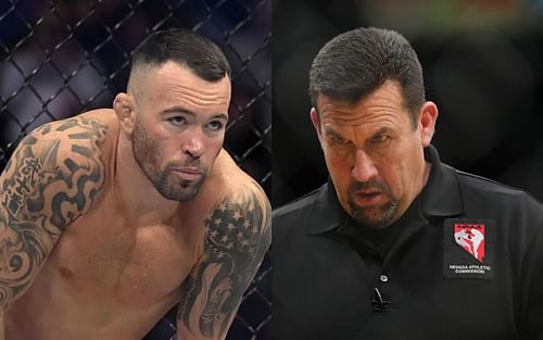 Colby Covington [left], John McCarthy [right]