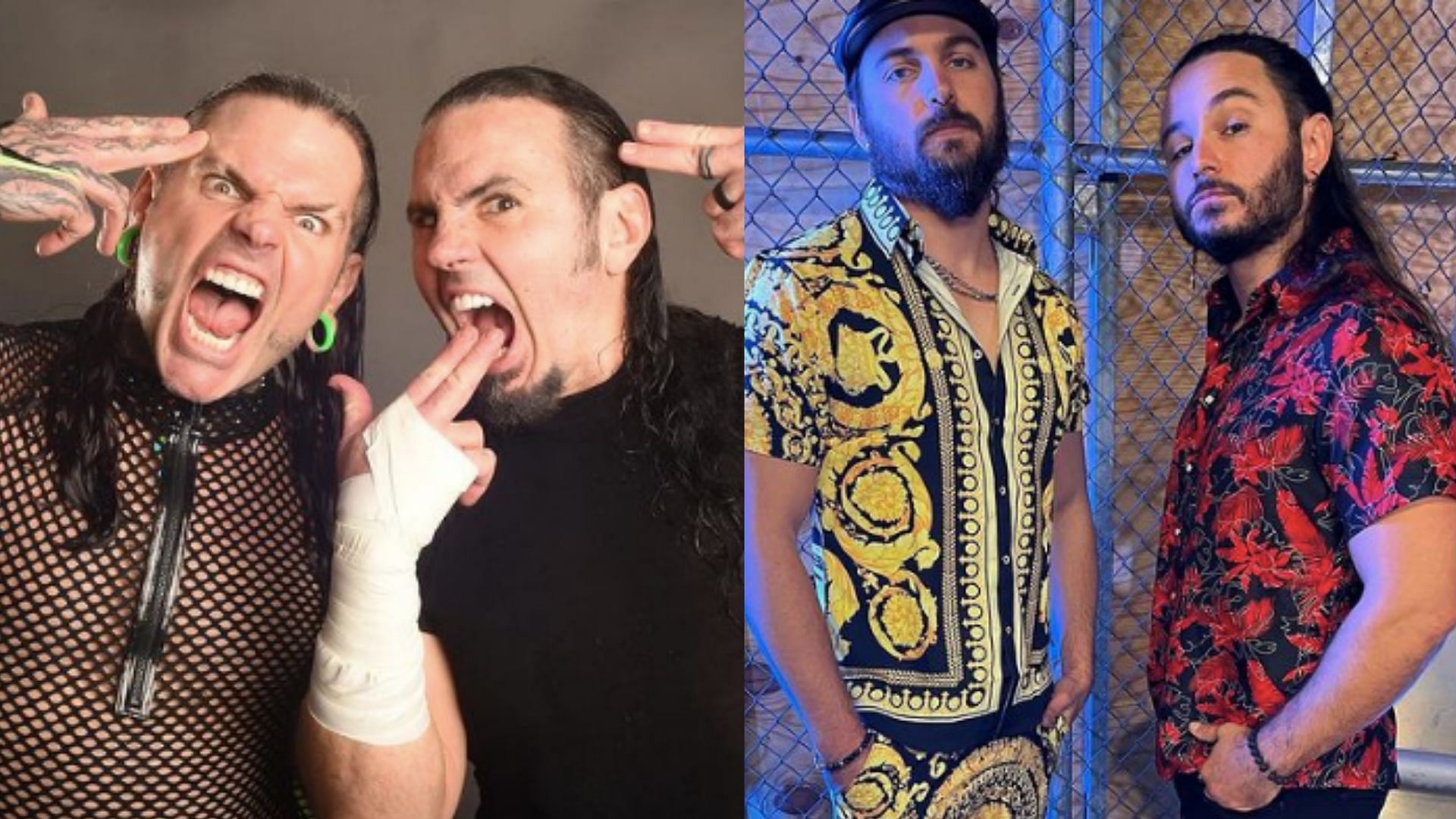 Jeff Hardy has finally reunited with his brother Matt in AEW
