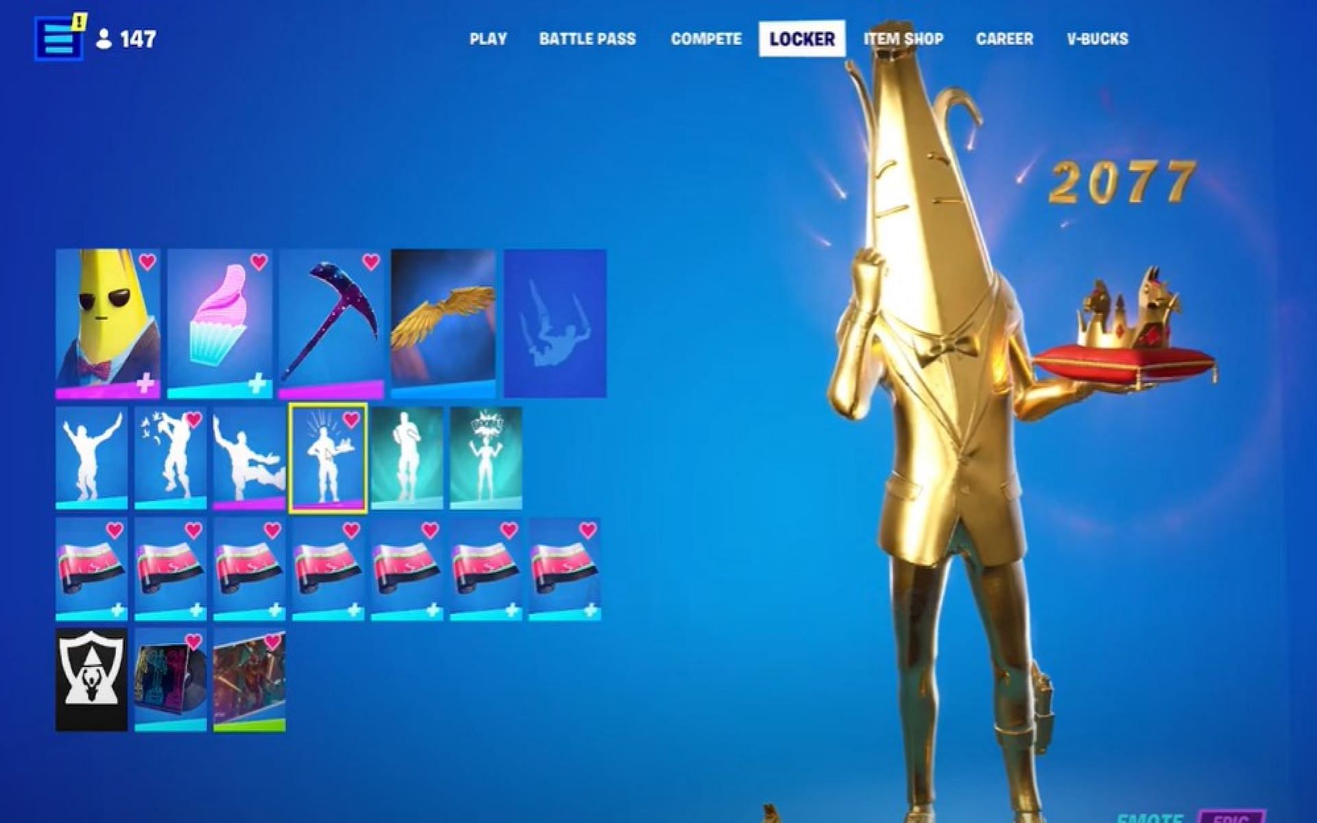 Fortnite player sets a new world record with over 2069 crowned Victory