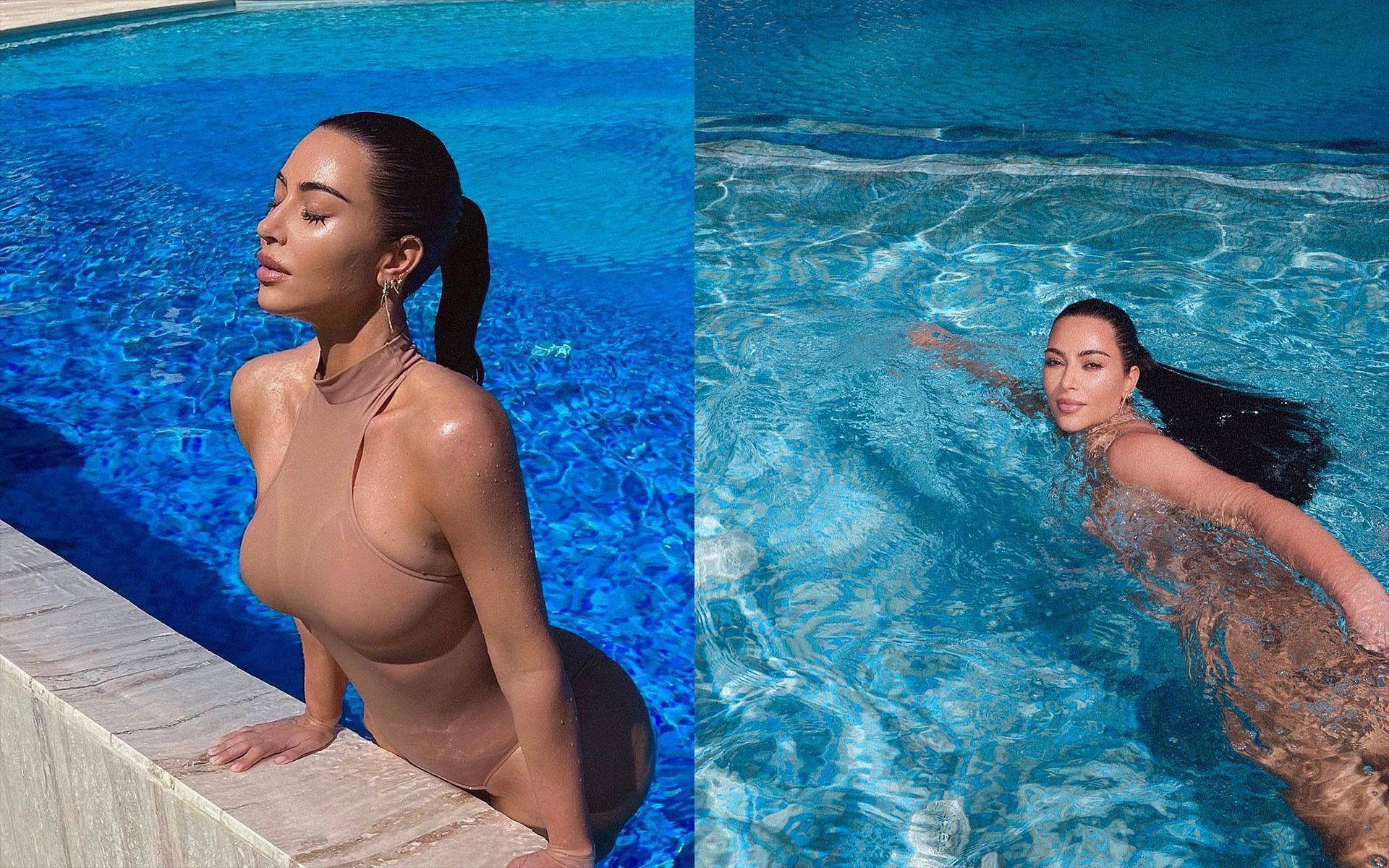 Kim Kardashian  launching her swimwear line (Image via Instagram/kimkardashian)