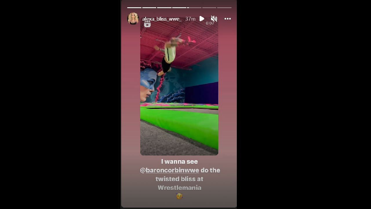 Bliss' response to Happy Corbin's request