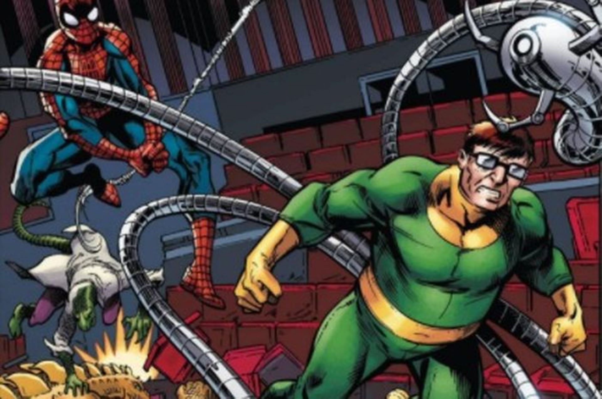 Doctor Octopus has powerful spider tentacles (Image via Marvel)